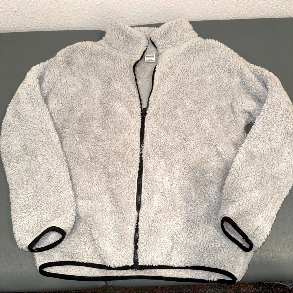 Victoria's Secret Gray Sherpa Jacket